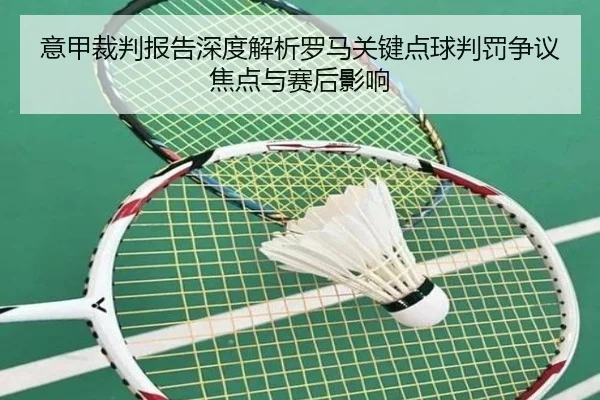 意甲裁判报告深度解析罗马关键点球判罚争议焦点与赛后影响
